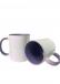 Caneca porcelana interior e alça