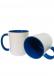 Caneca porcelana interior e alça