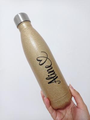 GARRAFA TERMICA DE GLITTER Alumínio     
