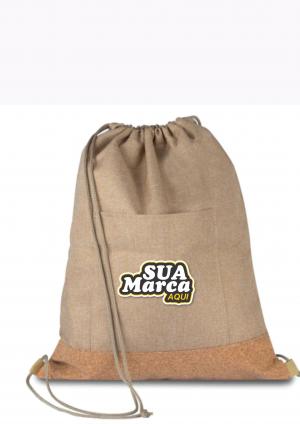 Mochila Em Cortiça Cortiça 39,3Cm x 34cm    